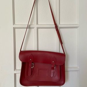 Red Cambridge Satchel